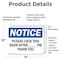 Signmission Please Lock This Door After _ Pm Thank You, 14 in W x Rectangle, Vinyl Decal OS-2PACK-NS-D-1014-L-17520 - alternate 6